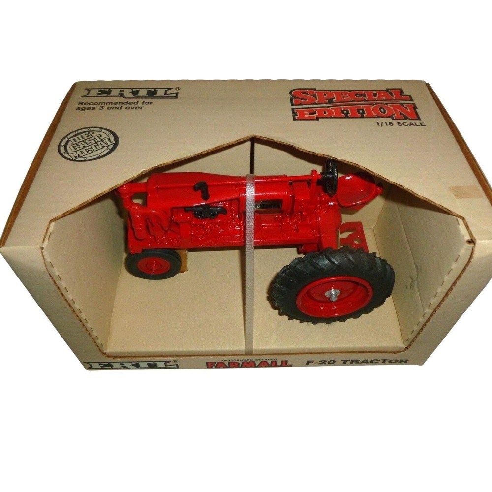 Ertl McCormick-Deering Farmall F-20 Tractor‎ 1/16 Scale Special Edition Die-Cast